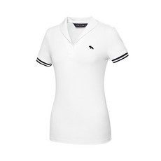 힐크릭 여성용 변형에리 로고 반팔티 1HCTSM0576