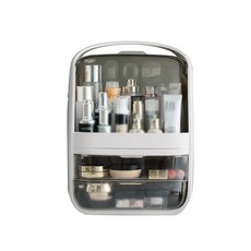 Pure Tea 2 抽屜蓋化妝品收納盒白色 30 x 40cm, 白色, 1個