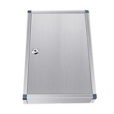 JS不鏽鋼鑰匙保管箱 156格, 混合顏色, 1個