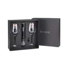 Spiegelau VINOVINO 波爾多紅酒杯 2入 + Trevian 電動開瓶器 DM-803 禮盒組, 1套