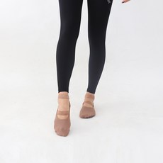 Hoskuss防滑線條蝴蝶結瑜珈腳套 2入