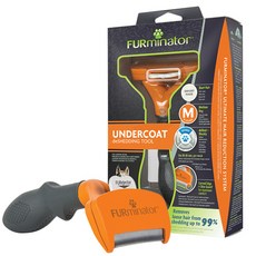 FURminator 寵物短毛用深層除毛梳 M, 混色, 1個