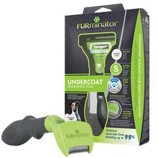 FURminator 寵物內層除毛梳 短毛用 S, 混合色, 1個