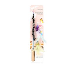 貓咪手工木棒玩具+替換 5種組, 混色, 1套