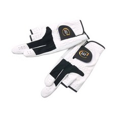 雙手經絡釣魚手套, 白色的