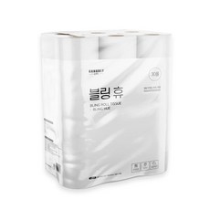 GANGBLY LIFE 3層再生紙漿捲筒衛生紙 30m, 1組, 30入