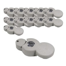 BIO-Rasenkante 花園草坪燈座 12入, 灰色的