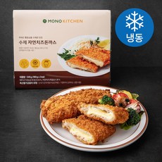 모노키친 자연치즈 등심 돈까스 3p (냉동), 540g, 1개