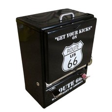 TCR復古牙籤盒, 黑色的, 1個