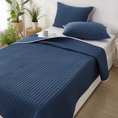 BODRE 柔軟超細纖維薄毯+枕套組