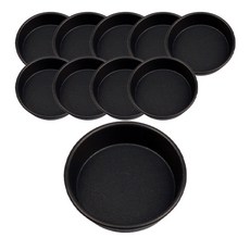 e-home烘焙迷你圓形蛋撻，雙面塗層, 10個