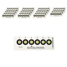 濕度指示卡 20入, 混合顏色, 1個