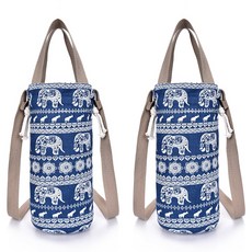 繪畫圖案水瓶袋 T20, 5型, 2個