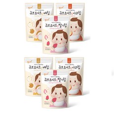 맘스미 큐브요거트랑 과일칩 3종 x 2p 세트, 1세트, 배, 사과, 딸기, 72g