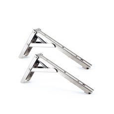 不鏽鋼折疊置物架 小型, 單一顏色, 2個