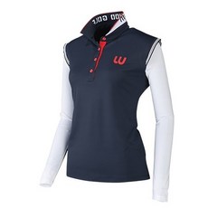 페라어스 여성용 골프 소매냉감 카라 티셔츠 ATMI5026M1