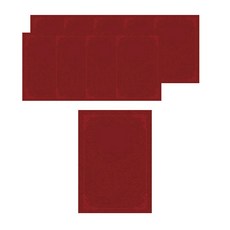 Daniel Stationery Magic Fabric 立式紙質獎狀夾 A4專用 350g 無印刷空白, 10個, 紅色