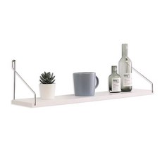 소하임 인테리어 벽걸이 벽선반 세트 화이트, 1세트