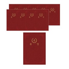 매직패브릭 고급 이중접착끼움식 종이 상장케이스 A4전용 220g 인쇄 졸업, 적색 졸업, 10개