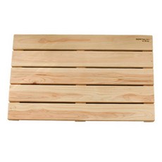 Hinomori玄關用檜木實木腳踏板 高級型, 混色, 1個