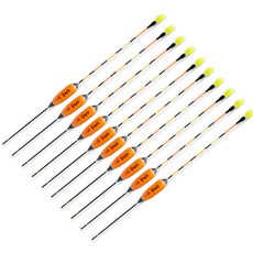 SAPA DODO 淡水釣魚浮標 30cm, 達摩橘色, 10個