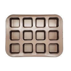 12格不沾正方形烤盤模具, 1個