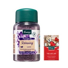Kneipp 克奈圃 放鬆薰衣草浴鹽入浴劑 500g+浴鹽 60g, 1套