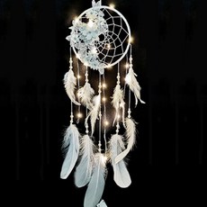 블럭마트 플라워 드림캐쳐 2p + 미니전구 세트, TYPE4