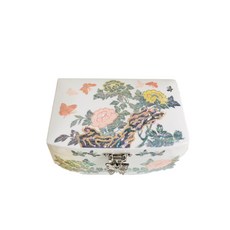 米白色珍珠首飾盒, 1個