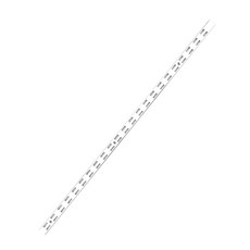 Orville Neofix 通道 25 間距雙通道支柱鍍鉻, 1個