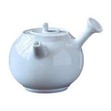 陶瓷泡茶壺, 白色的, 164毫升