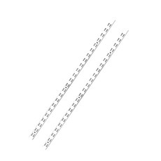 Orville Neofix 通道 25 間距雙通道支柱鍍鉻, 鉻合金, 2個