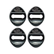 CHAMORE 汽車門鎖扣保護蓋 SH239 4入組, 黑色, SsangYong Rexton G4 Sport