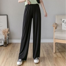 TCR 여성용 냉감 통기성 찰랑찰랑 와이드핏 쿨 팬츠