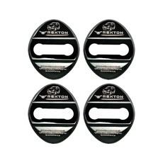 CHAMORE 汽車門鎖扣保護蓋 SH239 4入組, 黑色, SsangYong Rexton G4