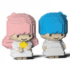 JEKCA 雙星仙子 三麗鷗 高級積木 S, 混合顏色, 1個