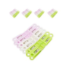 金容碩生活研究所 粉彩曬衣夾 12入 x 5組 顏色隨機, 60個, 5個