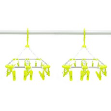 金容碩生活研究所 鏈條吊掛式曬衣架 顏色隨機, 2個