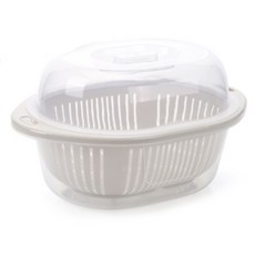 Block Mart廚房餐具收納盒瀝水乾燥機, 奶油色