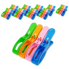 Yongseok Kim Living Lab 彩色曬衣夾 4入 10組 顏色隨機, 40個