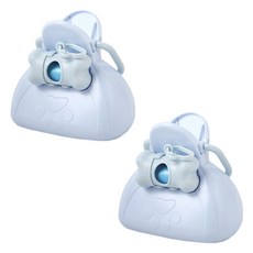 動物夾子分配器, 藍色, 2個