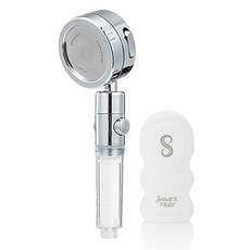 Spa Bath 3段模式 360度 Puricare淨水過濾蓮蓬頭+蓮蓬頭支架 白色, 1套, 單色+支架(白色)