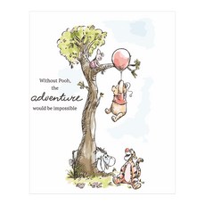 I LOVE PAINTING 小熊維尼系列DIY繪畫組 40*50cm, 頑皮的小熊維尼