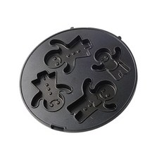 recolte 麗克特 薑餅人造型鬆餅機替換烤盤+獨家食譜書+烤盤專用收納架, 16厘米, 1套