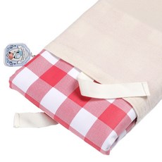 Grand Gamsom感性布料野餐墊 4人用, 紅色檢查