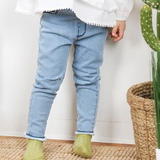 베이비블리 여아용 청스키니