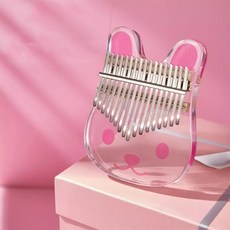 透明壓克力粉紅兔子卡林巴琴, 單品