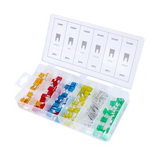 자동차 휴즈 소형 6종 암페어 120개, 1세트