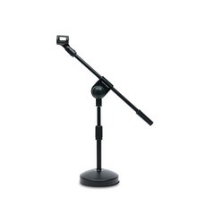 T字型講台用麥克風架, 黑色, 1個
