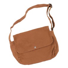 JH Company 帆布休閒單肩包, 棕色